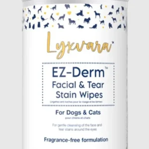 Lyxvara Dog easy Derm Wipes Frangrance Free 70Ct