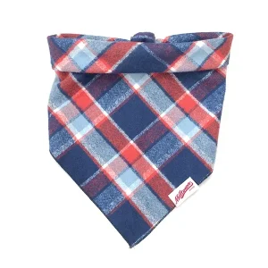 M.N. DAVIS & SON | Dog Bandana in Americana Flannel