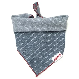 M.N. DAVIS & SON | Dog Bandana in Indigo Stripe