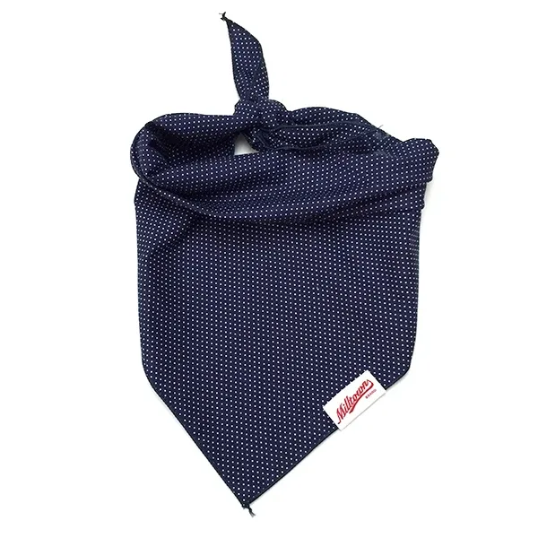 M.N. DAVIS & SON | Dog Bandana in Navy Dot - Image 2