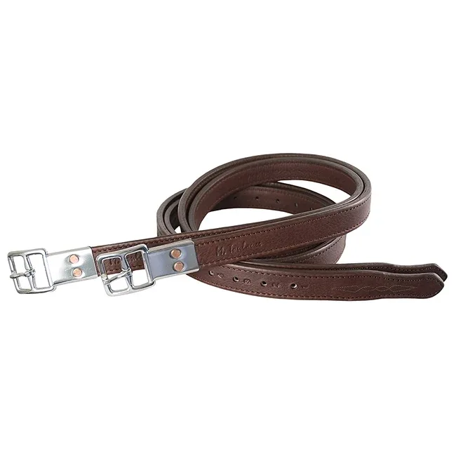 M. Toulouse Platinum Double Leather Stirrup Leathe - Image 2
