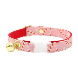 Made By Cleo® Cat Collar - Candy Christmas