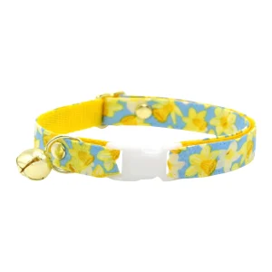 Made By Cleo® Cat Collar - Daffodils