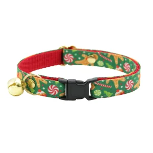 Made By Cleo® Christmas Treats Green Cat Collar