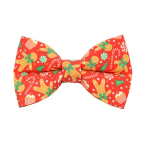 Made By Cleo® Christmas Treats Red Cat Bow Tie