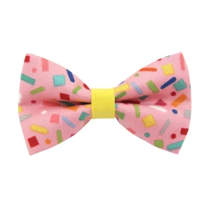Made By Cleo® Confetti Sprinkles Birthday Cat Bow Tie