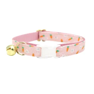 Made By Cleo® Easter Bunnies & Carrots Breakaway Cat Collar