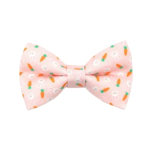 Made By Cleo® Easter Bunnies & Carrots Cat Bow Tie