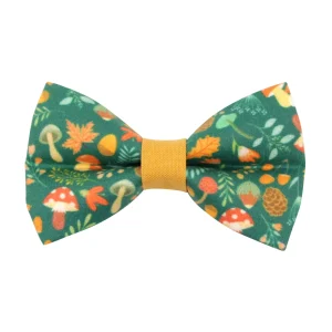 Made By Cleo® Forest Fantasy Woodland Botanical Cat Bow Tie