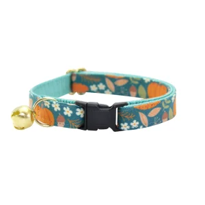 Made By Cleo® Pumpkin Patch Fall Breakaway Cat Collar