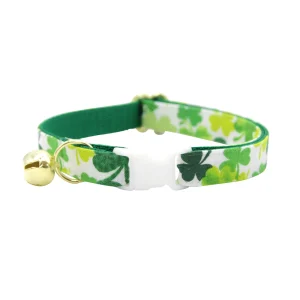 Made By Cleo® St. Patrick's Day Shamrock Spirit Breakaway Cat Collar