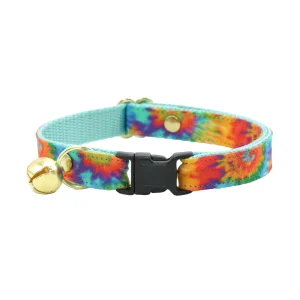 Made By Cleo® Woodstock Tie-Dye Cat Collar