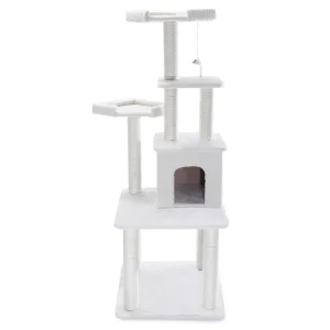 Majestic Pet 64-in Casita Cat Tree, Off White