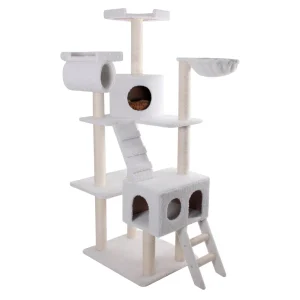 Majestic Pet 73-in Casita Cat Tree, Off White