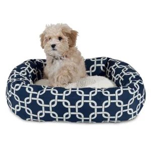 Majestic Pet Links Sherpa Bagel Indoor & Outdoor Dog Bed