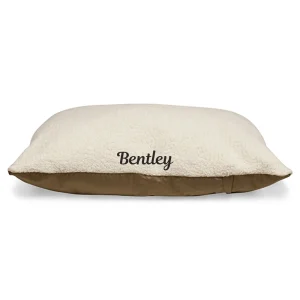 Majestic Pet Personalized Sherpa Pillow Dog Bed w/Removable Cover