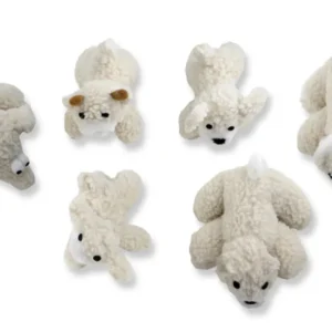Mammoth Pet Products Lambswool Plush Dog Toys Assorted 1ea Assorted