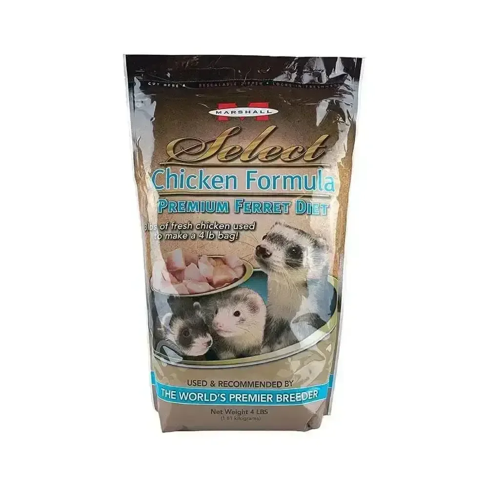 Marshall® Select Chicken Formula Ferret Diet 4.1 Lbs