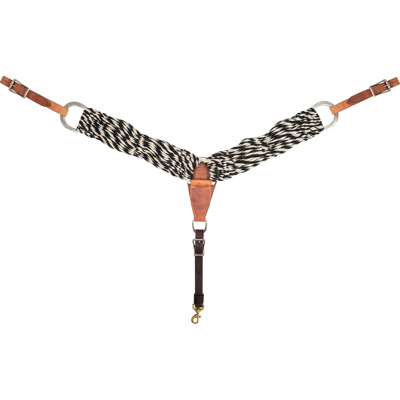 Martin Saddlery 3 Inch Dyed Mohair Breast Collar - Image 2