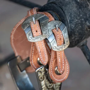 Martin Saddlery Natural Salinas Buckle Cowboy Spur Straps