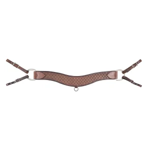 Martin Saddlery Quilted Chocolate 4in Tripping Collar