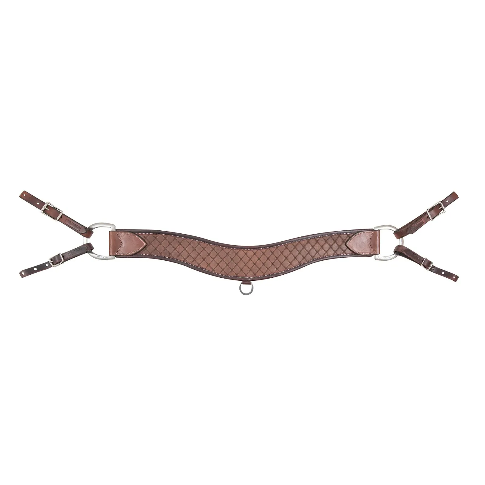 Martin Saddlery Quilted Chocolate 4in Tripping Collar