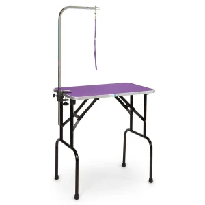 Master Equipment Dog Grooming Table w/36In Arm 30x18In Purple