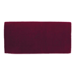 Mayatex 1314-22 San Juan Solid Burgundy 36x34 New Zealand Wool Saddle Blanket