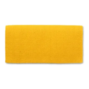 Mayatex 1314-36 San Juan Solid Yellow 36x34 New Zealand Wool Saddle Blanket
