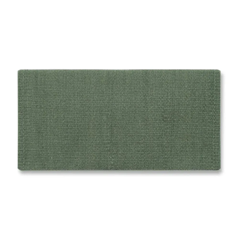 Mayatex 1314-38 San Juan Solid Sage 36x34 New Zealand Wool Saddle Blanket