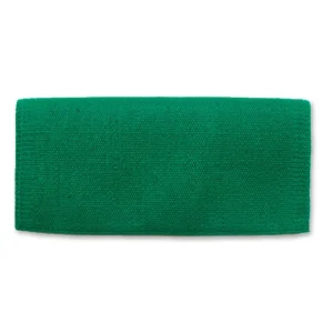 Mayatex 1314-70 San Juan Solid Kelly Green 36x34 New Zealand Wool Saddle Blanket