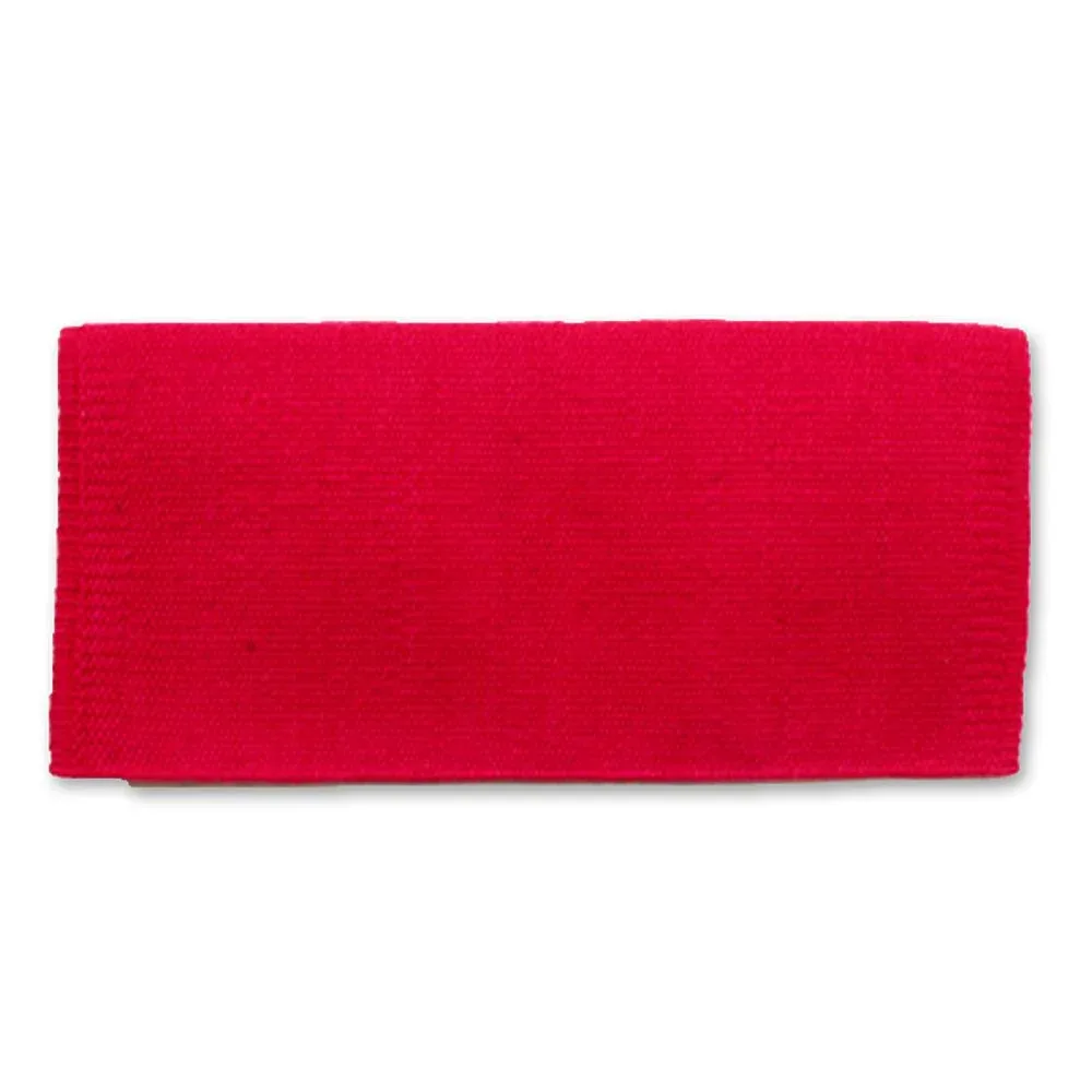 Mayatex 1314-72 San Juan Solid Fuchsia 36x34 New Zealand Wool Saddle Blanket