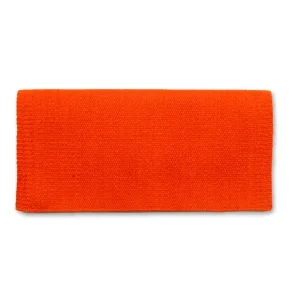 Mayatex 1314-77 San Juan Solid Tangerine 36x34 New Zealand Wool Saddle Blanket