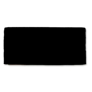 Mayatex 1314C 8 San Juan Solid Black 38x34 New Zealand Wool Saddle Blanket