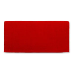 Mayatex 1314P-28 San Juan 24x24 Show Red New Zealand Wool Pony Saddle Blanket