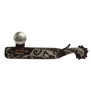 Mccasland Bits-Spurs Rope Spur with Chap Guard