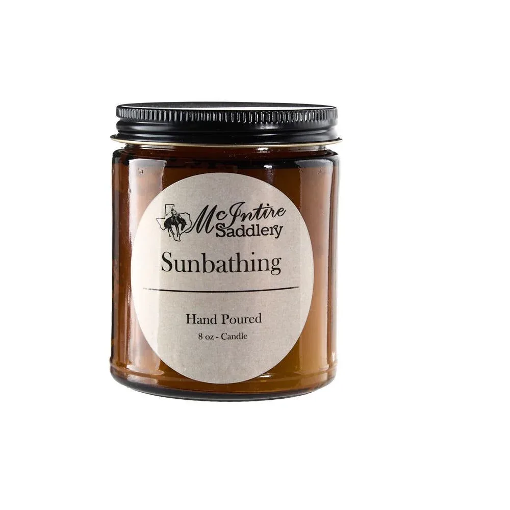 Mcintire Saddlery Sunbathing 8oz Candle