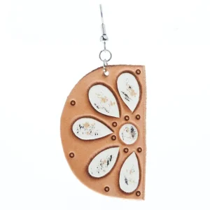 Mcintire Saddlery White Buffalo Earrings