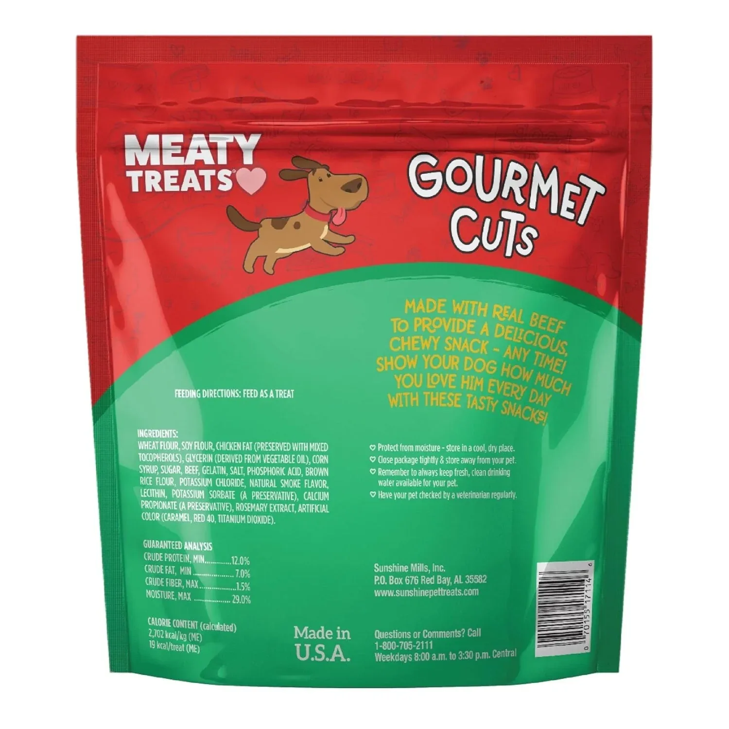 Meaty Treats Gourmet Cuts Beef/Rice 25oz. - Image 2