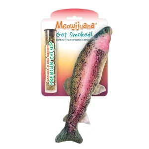 Meowijuana Get Smoked Rainbow Trout Refillable Cat Toy