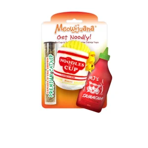 Meowijuana Noodle Sauce Refill Cat Toys 2-Pack