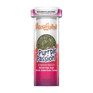 Meowijuana Purrple Passion Organic Catnip and Silvervine Blend Toy