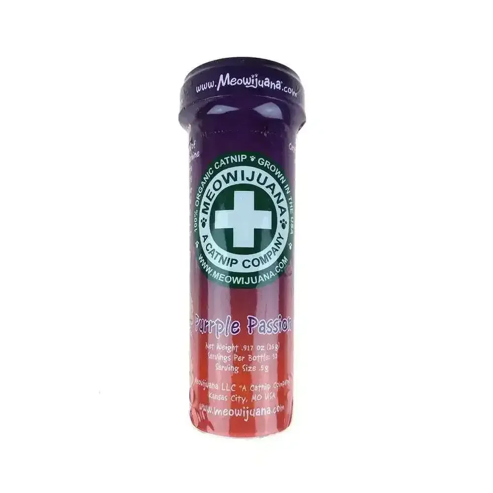 Meowijuana® Purrple Passion - Silvervine & Catnip Blend Large 26 Gm