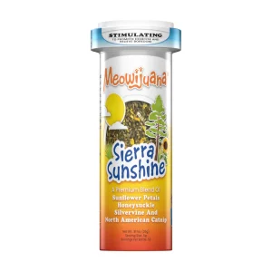 Meowijuana Sierra Sunshine Catnip Blend Promotes Play and Cat Health