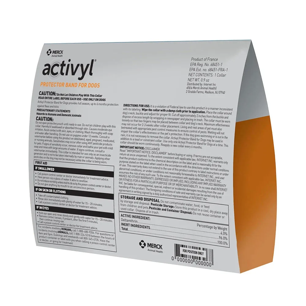 Merck Animal Health Activyl Protector Flea and Tick Collar - Image 2
