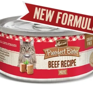 Merrick Cat Purrfet Bistro Beef Pate 3oz.(Case of 24)