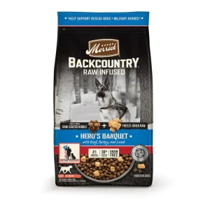 Merrick Dog Backcountry Grain Free Hero Banquet 4Lb