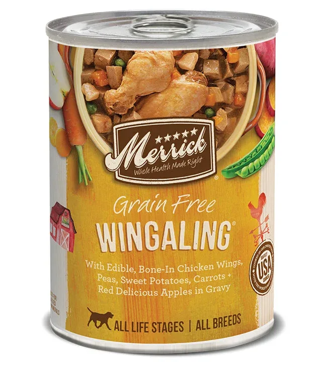 Merrick Dog Classic Wingaling 12.7oz. (Case of 12)
