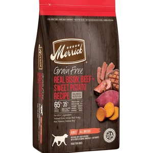 Merrick Dog Grain Free Bison Beef And Sweet Potato 4Lb
