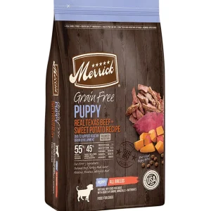 Merrick Dog Grain Free Puppy Beef And Sweet Potato 4Lb